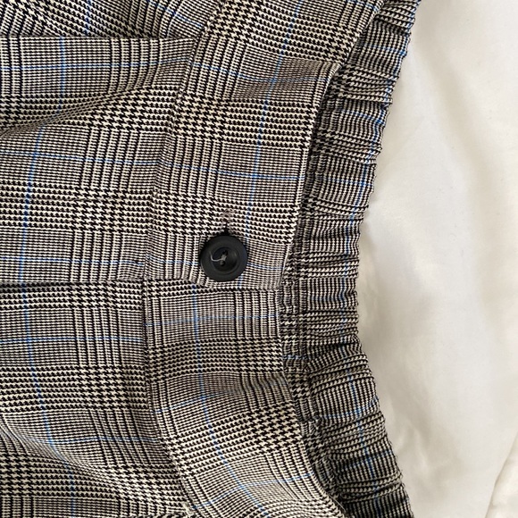 Anthropologie ‘Amadi’ pleated wide-leg plaid pants - Picture 7 of 8